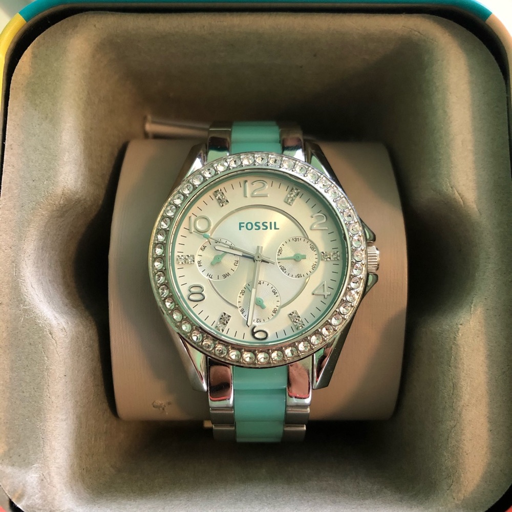 Fossil: Riley Multifunction Stainless Steel Watch